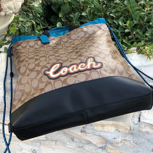 NWT Coach Men’s Terrain Drawstring Slim Backpack - Picture 6 of 7